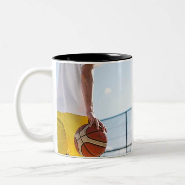 Taza Bicolor Arte de baloncesto (Izquierda)