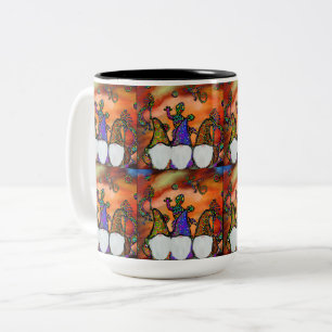 Taza Bicolor Arte de Gnomo