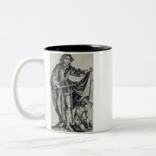 Taza Bicolor Arte de grabado de San Martín de Tours