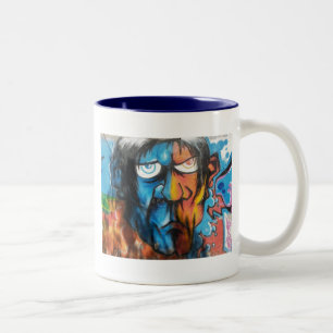 Taza Bicolor Arte de grafitti