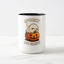 Arte de Halloween de calabaza fantasma lindo pero