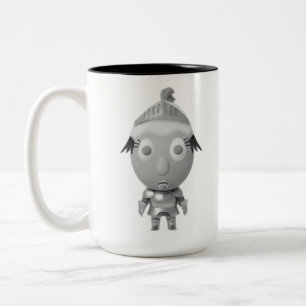 Taza Bicolor Arte de huevo RG RA