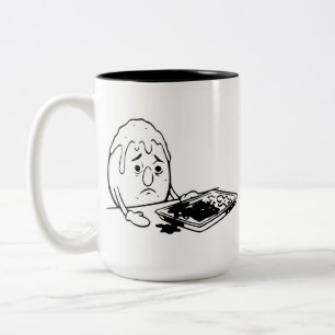 Taza Bicolor Arte de huevo RG RA