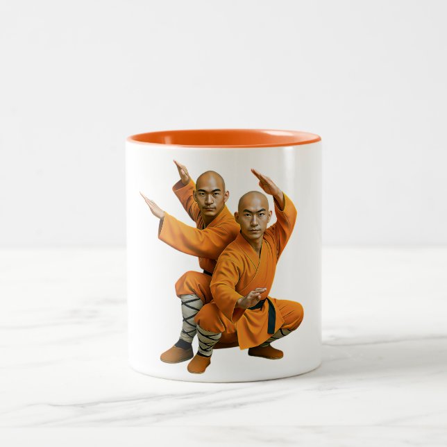 Taza Bicolor Arte de monje Shaolin  (Centro)