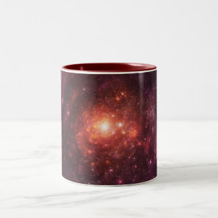 Taza Bicolor Arte de Nebulosa Cósmica, Colores de Galaxia para 