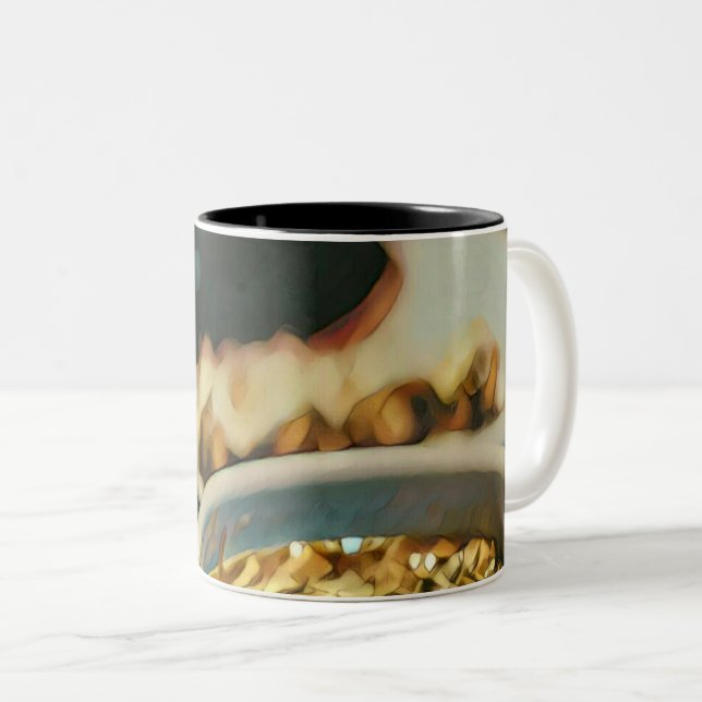 Taza Bicolor Arte de Ramen (Anverso derecho)