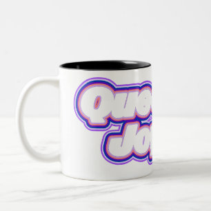 Taza Bicolor Arte de tipografía del Orgullo