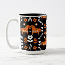 Arte folclórico escandinavo de caballos