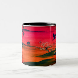 Taza Bicolor ARTE JAPONÉS Mug