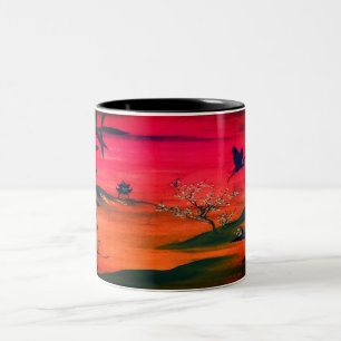 Taza Bicolor ARTE JAPONÉS Mug