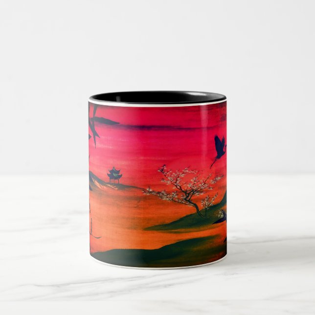 Taza Bicolor ARTE JAPONÉS Mug (Centro)