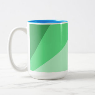 Taza Bicolor arte moderno abstracto