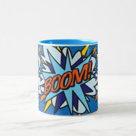 Taza Bicolor Arte Pop de Cómic BOOM!