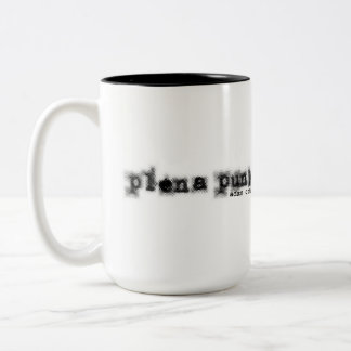 Taza Bicolor Arte punk puertorriqueño plena
