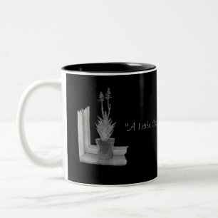 Taza Bicolor Arte realista de dibujar en la olla de la olla