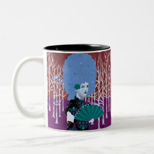 Taza Bicolor Arte retrato