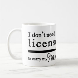 Taza Bicolor Artes de la licencia 9m m del gancho de ganchillo