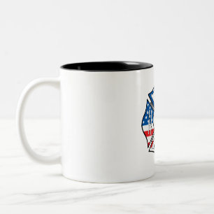 Taza Bicolor Artes del Departamento de Bomberos de FDNY