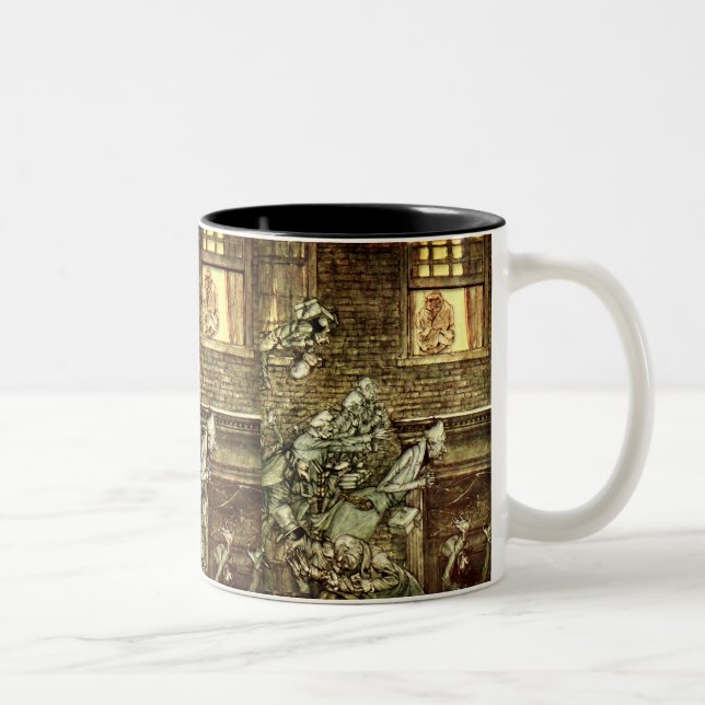 Taza Bicolor Arthur Rackham - A Navidades Carol - Ghosts (Derecha)