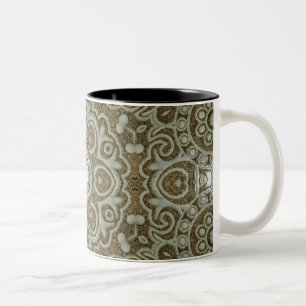 Taza Bicolor Artículo de regalo impreso con textura de la edad