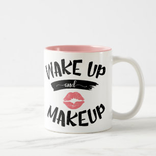 Taza Bicolor Artista de Maquillaje, Cosmetólogo, Salon Diva Bea