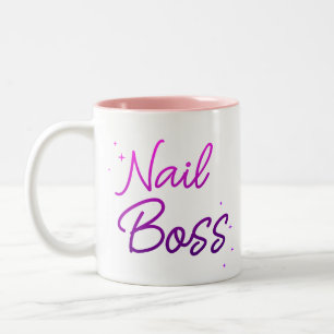 Taza Bicolor Artista de uñas