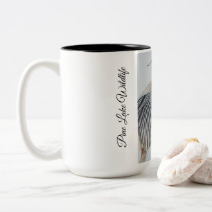 Taza Bicolor Artista del lago Pino Gran Perón Azul
