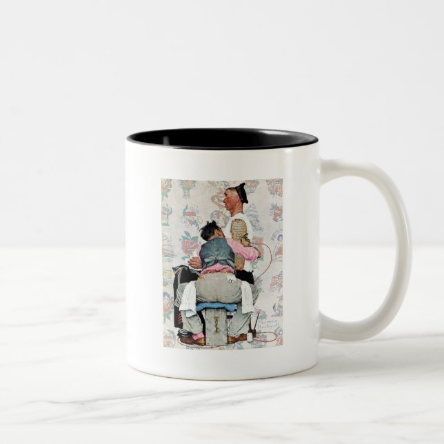 Taza Bicolor Artista del tatuaje (Derecha)