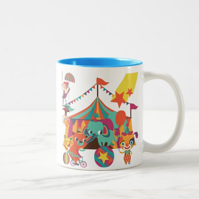 Taza Bicolor Artistas de circo (Derecha)