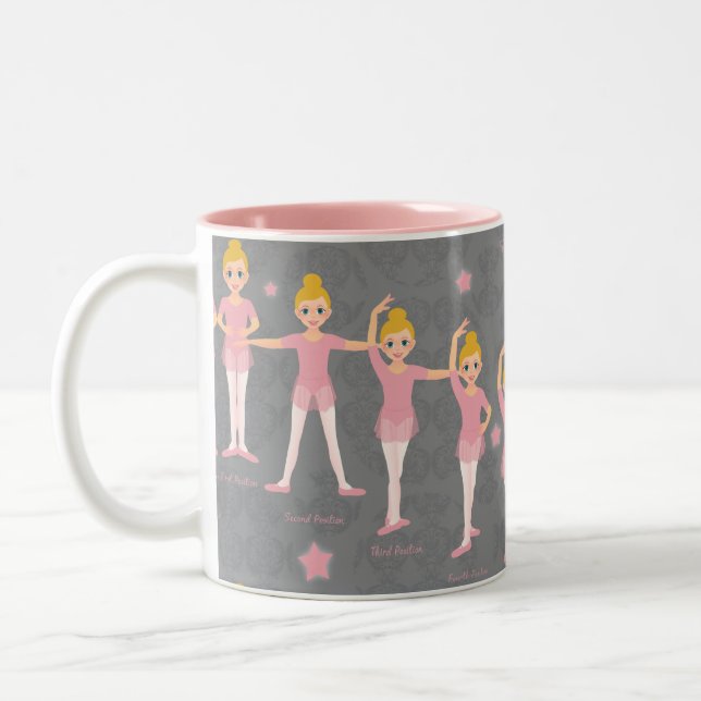 Taza Bicolor Asalte la lección del ballet (Izquierda)