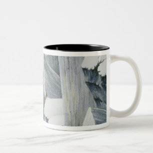 Taza Bicolor Ascendiendo un acantilado, 'de una narrativa de
