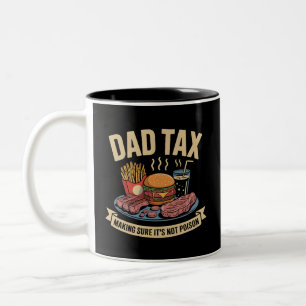 Taza Bicolor Asegurarse de que no es veneno - Chiste de papá
