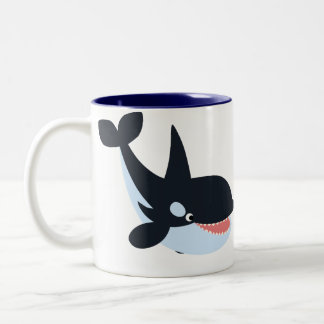 Taza Bicolor Asesina de ballenas de Personalizado feliz