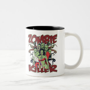 Taza Bicolor Asesino del zombi
