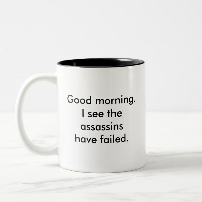 Taza Bicolor Asesinos (Izquierda)