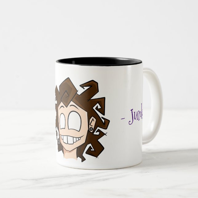 Taza Bicolor Äshi “cafeína Junkie " (Anverso derecho)
