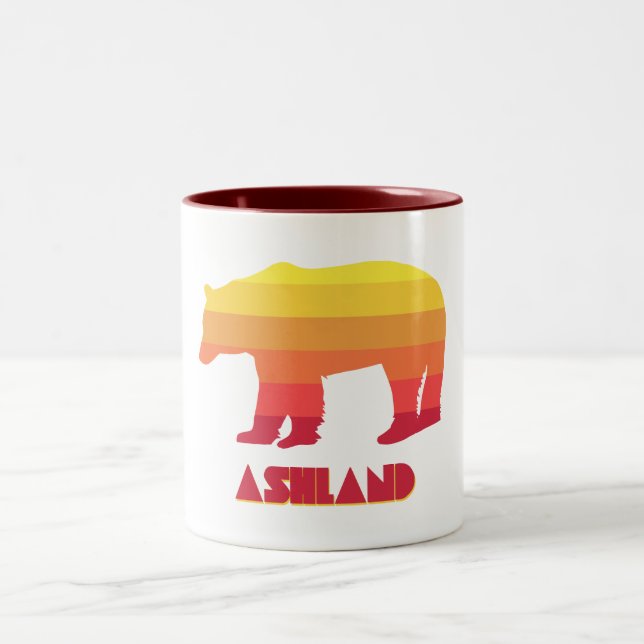 Taza Bicolor Ashland Oregon Rainbow Bear (Centro)