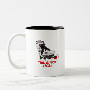 Taza Bicolor Así es como hago rodar