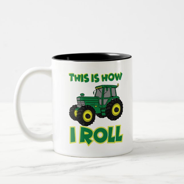 Taza Bicolor Así es como rollo (Izquierda)