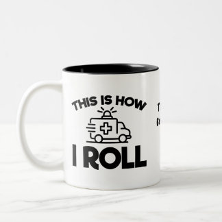 Taza Bicolor Así es como rollo
