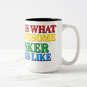 Taza Bicolor Así es como se ve un banco asombroso