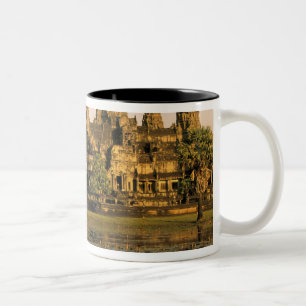 Taza Bicolor Asia, Camboya, Siem Reap. Angkor Wat.