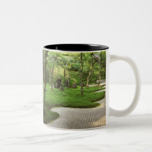 Taza Bicolor Asia, Japón, Fukuoka, Dazaifu, templo Komyoji