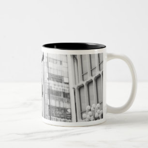 Taza Bicolor Asia, Japón, Tokio. Estatua de música, Shibuyaku