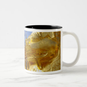 Taza Bicolor Asia, Myanmar (Birmania), Bagan (Pagan). El Shwe 4