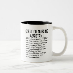 Taza Bicolor Asistente de enfermería certificado