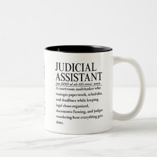 Taza Bicolor Asistente Judicial