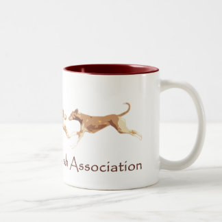 Taza Bicolor Asociación de Azawakh del americano