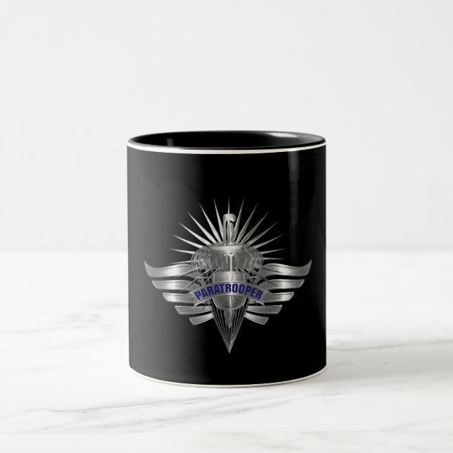 Taza Bicolor Asombrosas Alas Diseñadas por Personalizados Parac (Centro)