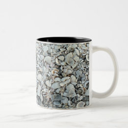 Taza Bicolor Aspecto de conchas de costa de dos tonos